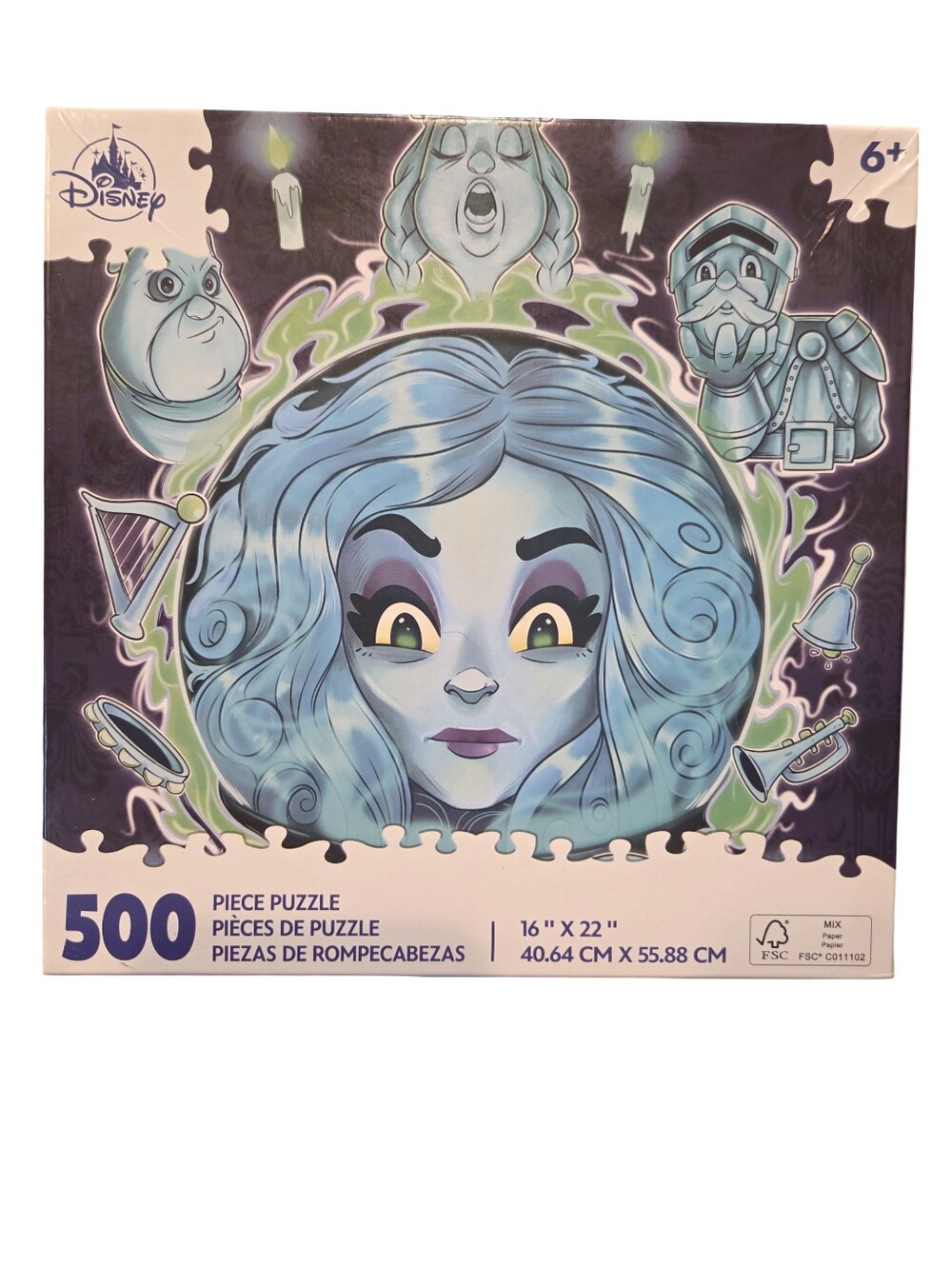 Disney Parks The Haunted Mansion MADAME LEOTA 16" x 22" 500 Piece Puzzle NEW